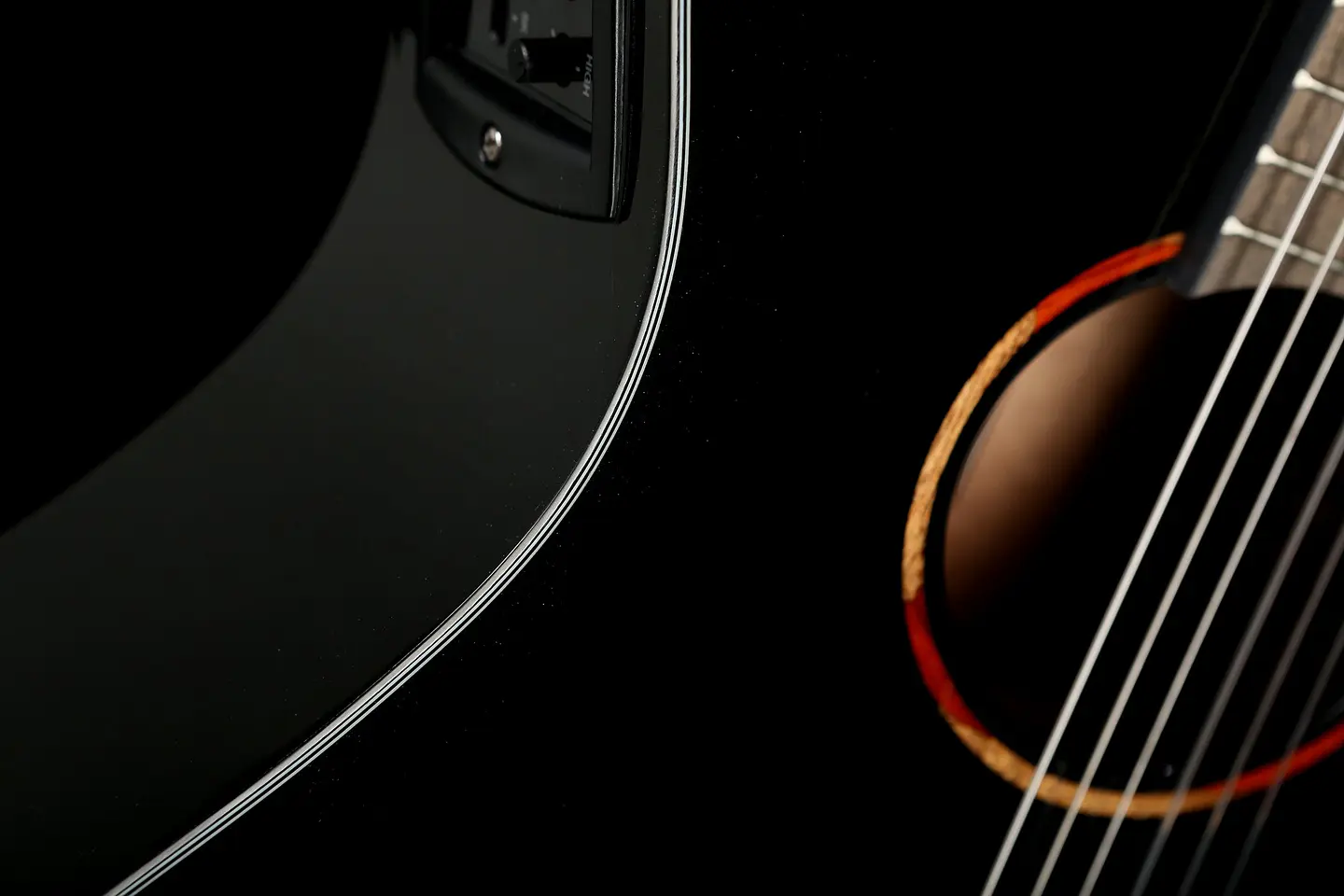 YAMAHA NTX1 BLACK GUITARRA ELECTROACUSTICA CUTAWAY 6