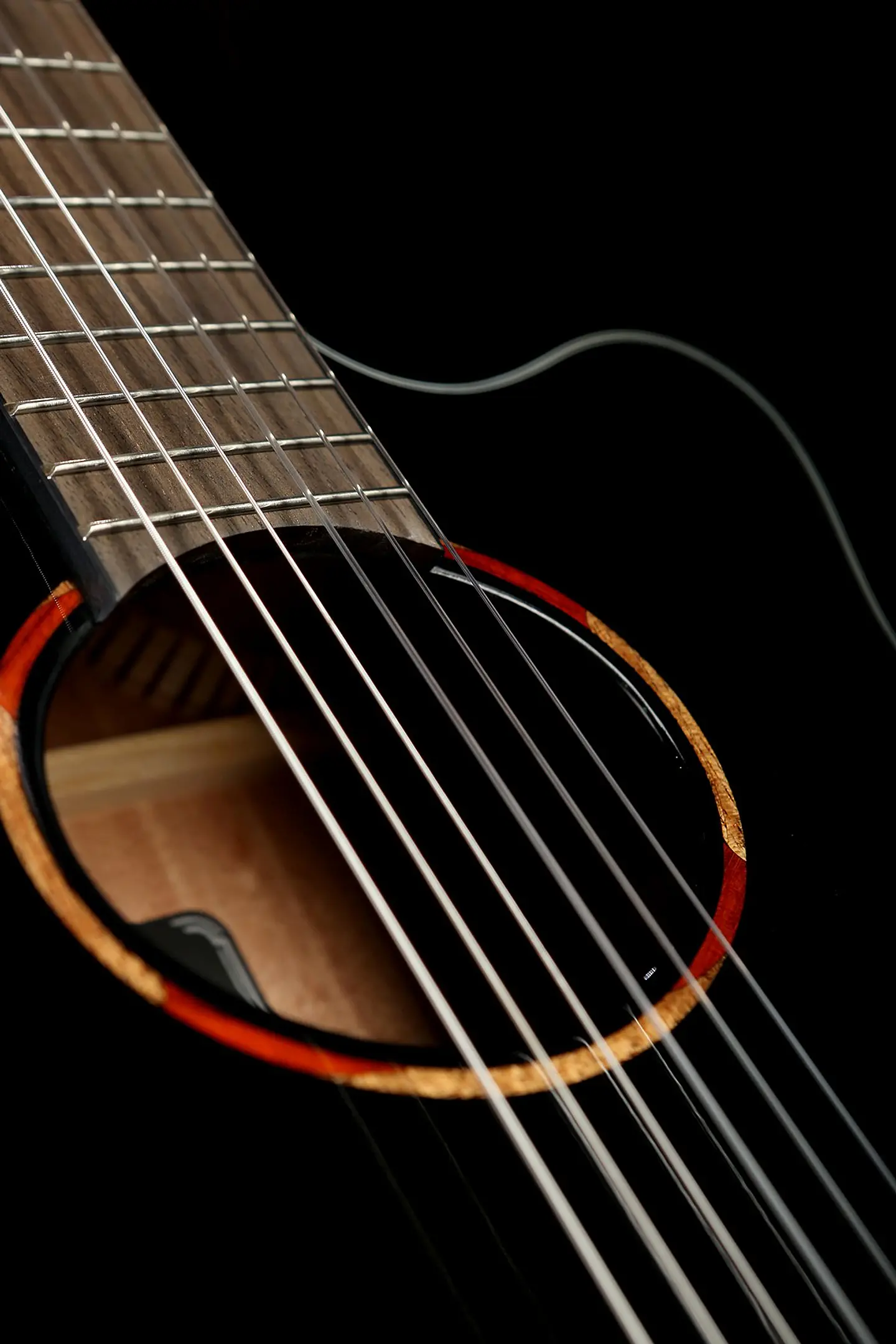 YAMAHA NTX1 BLACK GUITARRA ELECTROACUSTICA CUTAWAY 7