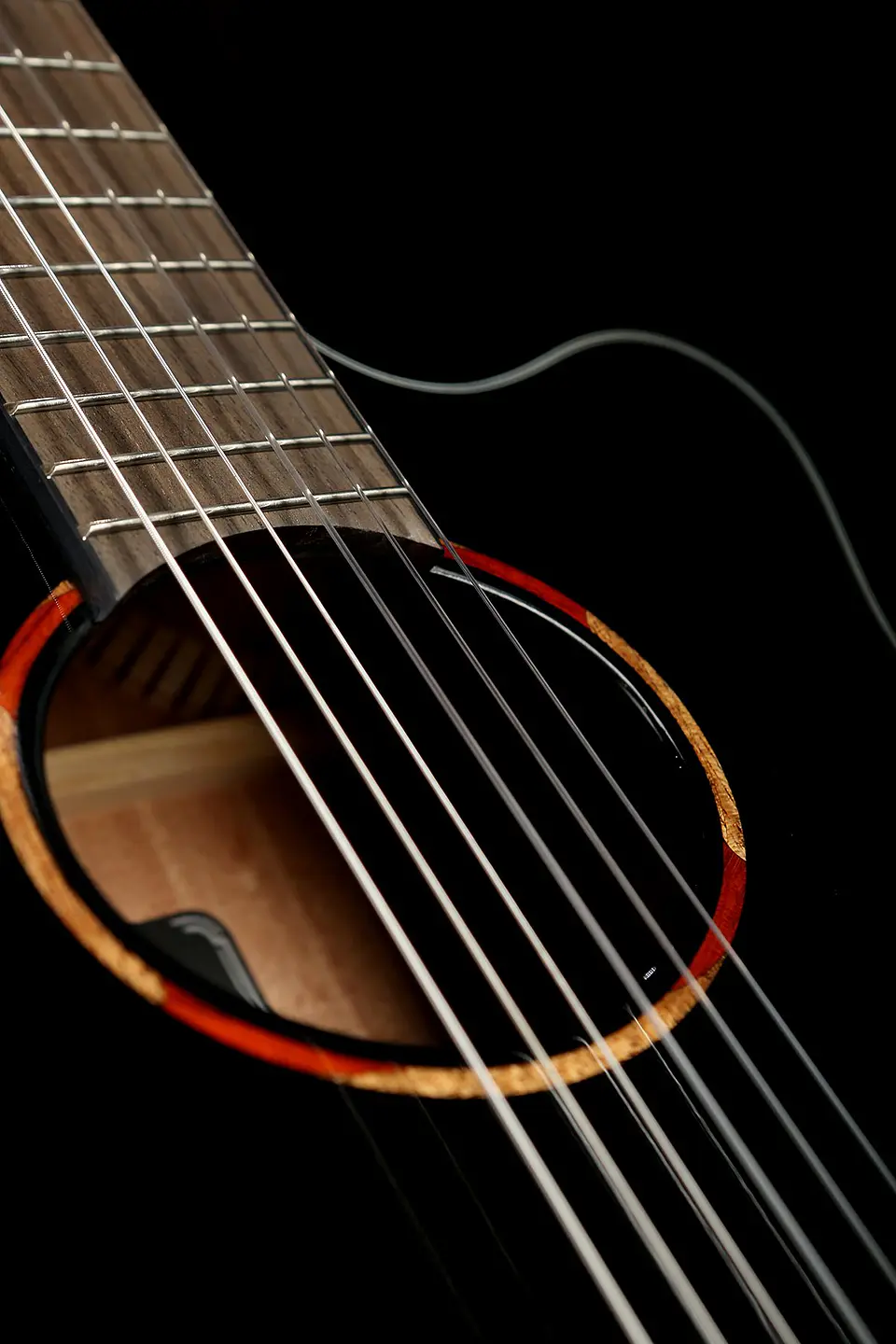 YAMAHA NTX1 BLACK GUITARRA ELECTROACUSTICA CUTAWAY 7