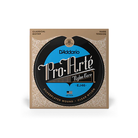D’ADDARIO EJ46 CUERDAS NYLON PARA GUITARRA ACUSTICA TENSION ALTA