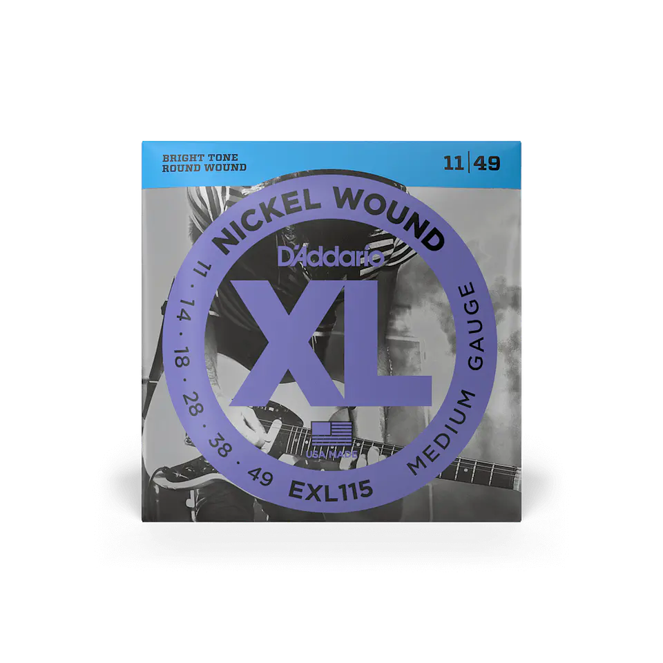 D’ADDARIO EXL115 CUERDAS METAL ( PACK 2 JUEGOS ) PARA GUITARRA ELECTRICA TENSION MEDIA  2