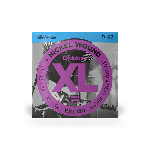 D’ADDARIO EXL120 CUERDAS METAL PARA GUITARRA ELECTRICA LIGHT