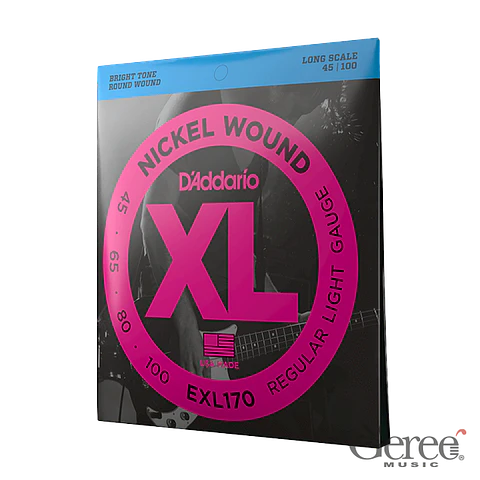 D’ADDARIO EXL170 CUERDAS PARA BAJO ELECTRICO REGULAR LIGHT (4 CUERDAS)