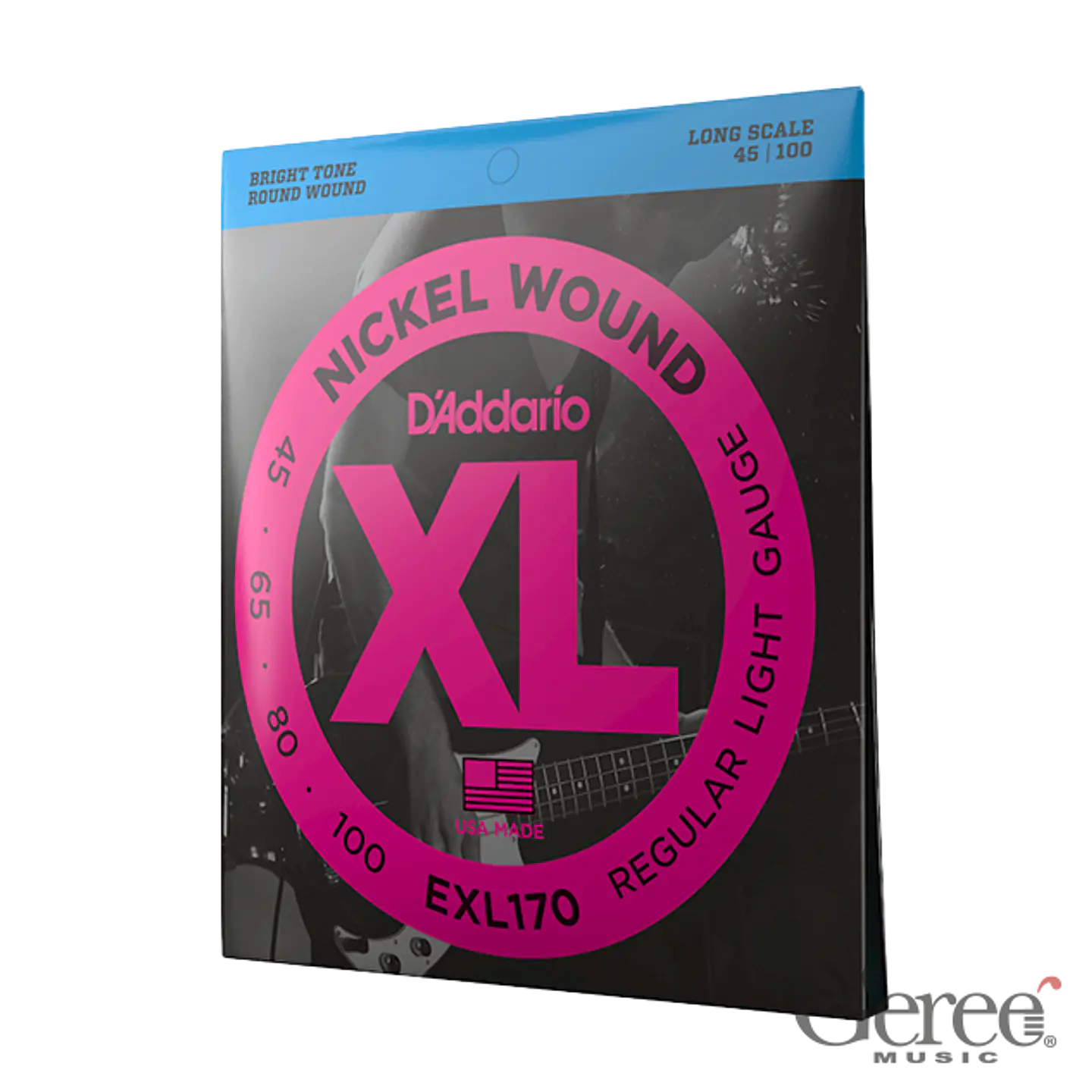 D’ADDARIO EXL170 CUERDAS PARA BAJO ELECTRICO REGULAR LIGHT (4 CUERDAS) 2