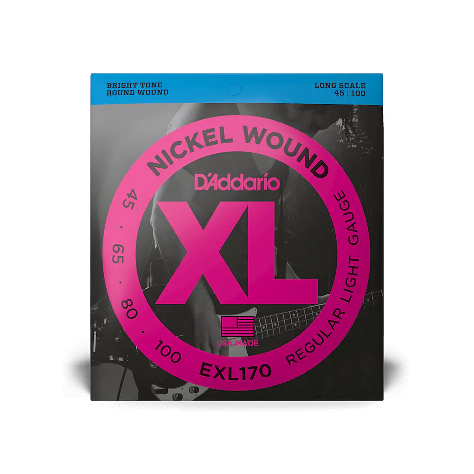 D’ADDARIO EXL170 CUERDAS PARA BAJO ELECTRICO REGULAR LIGHT (4 CUERDAS) 3