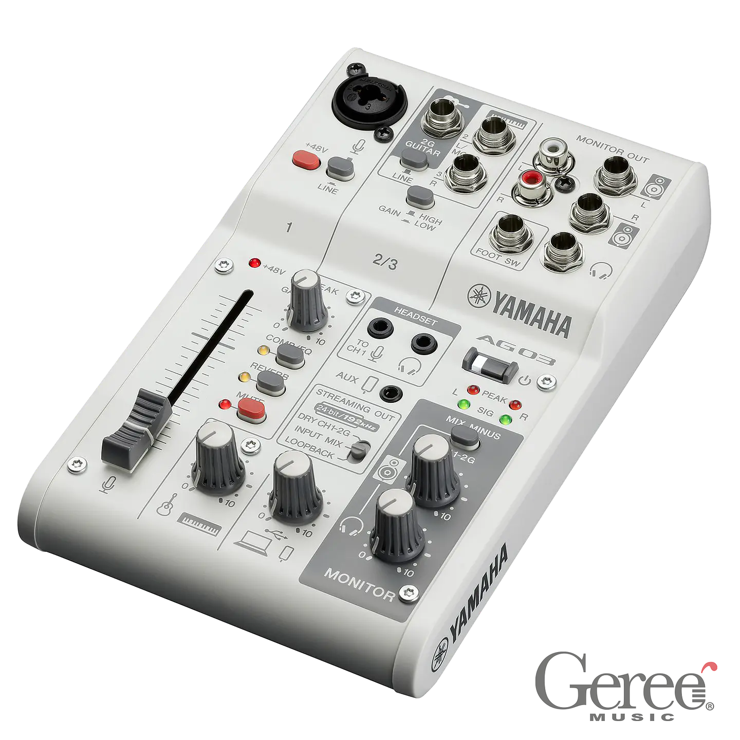 YAMAHA LIVE STREAMING MIXER AG03MK2 WHITE 1