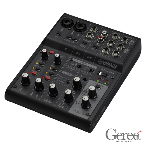YAMAHA LIVE STREAMING MIXER AG06MK2 BLACK