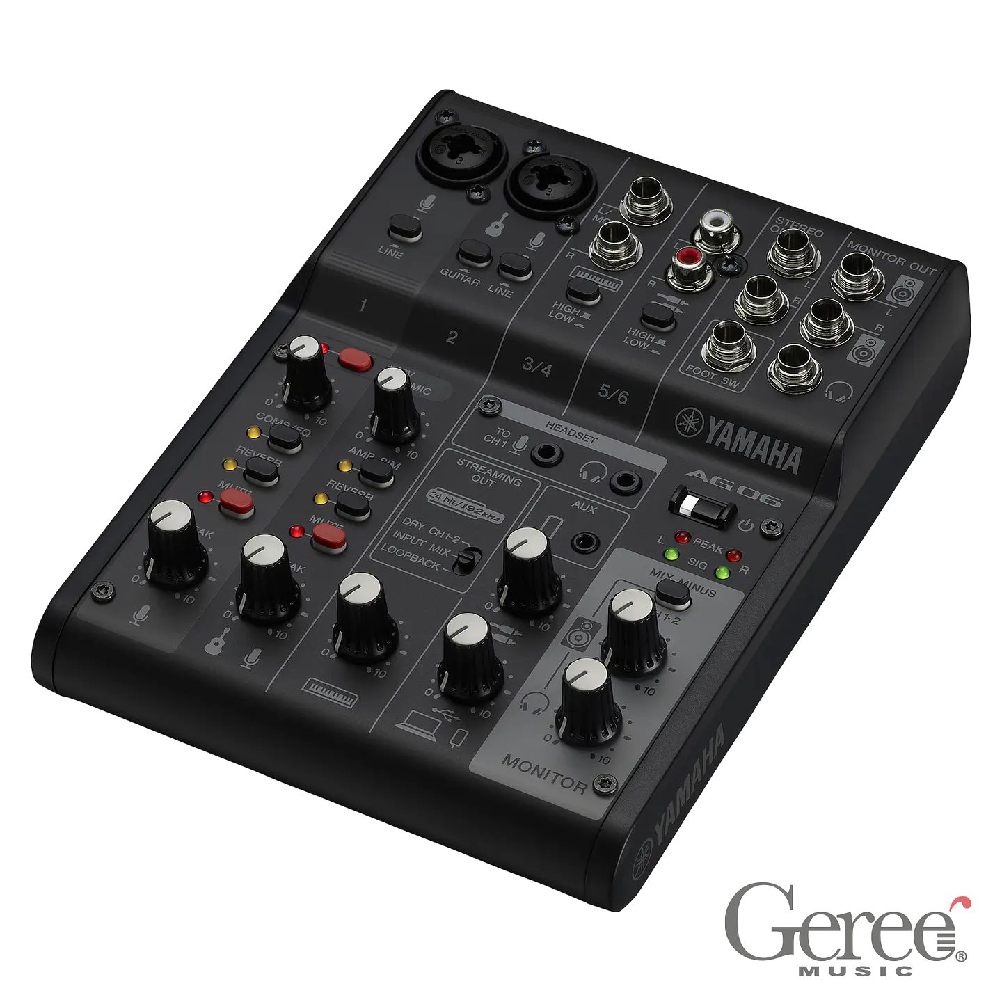 YAMAHA LIVE STREAMING MIXER AG06MK2 BLACK 1
