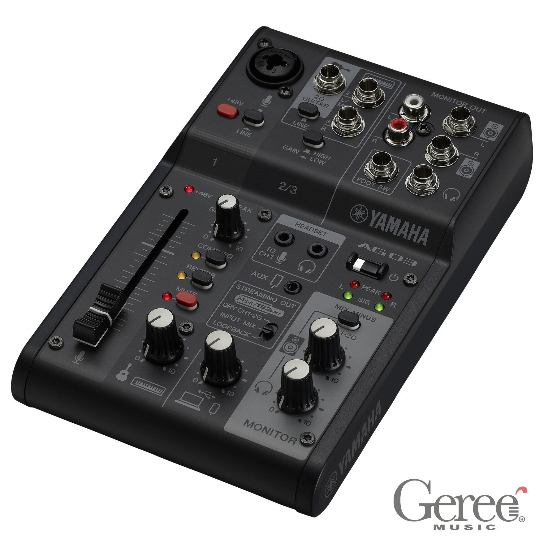 YAMAHA LIVE STREAMING MIXER AG03MK2 BLACK