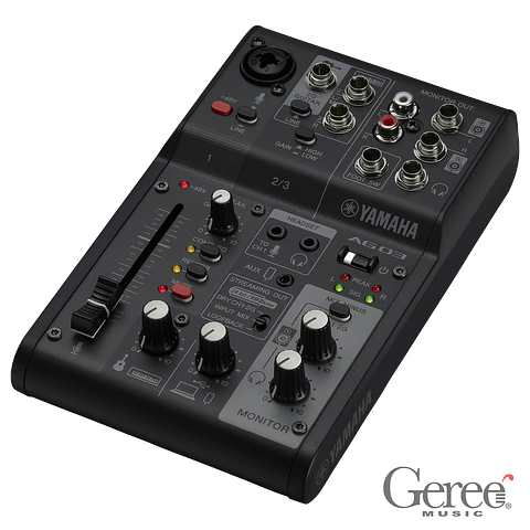 YAMAHA LIVE STREAMING MIXER AG03MK2 BLACK