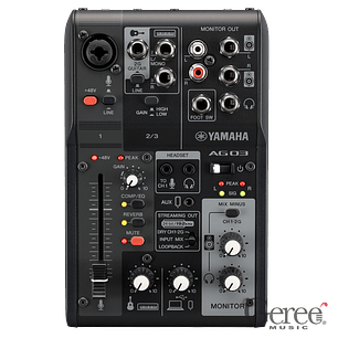 YAMAHA LIVE STREAMING MIXER AG03MK2 BLACK