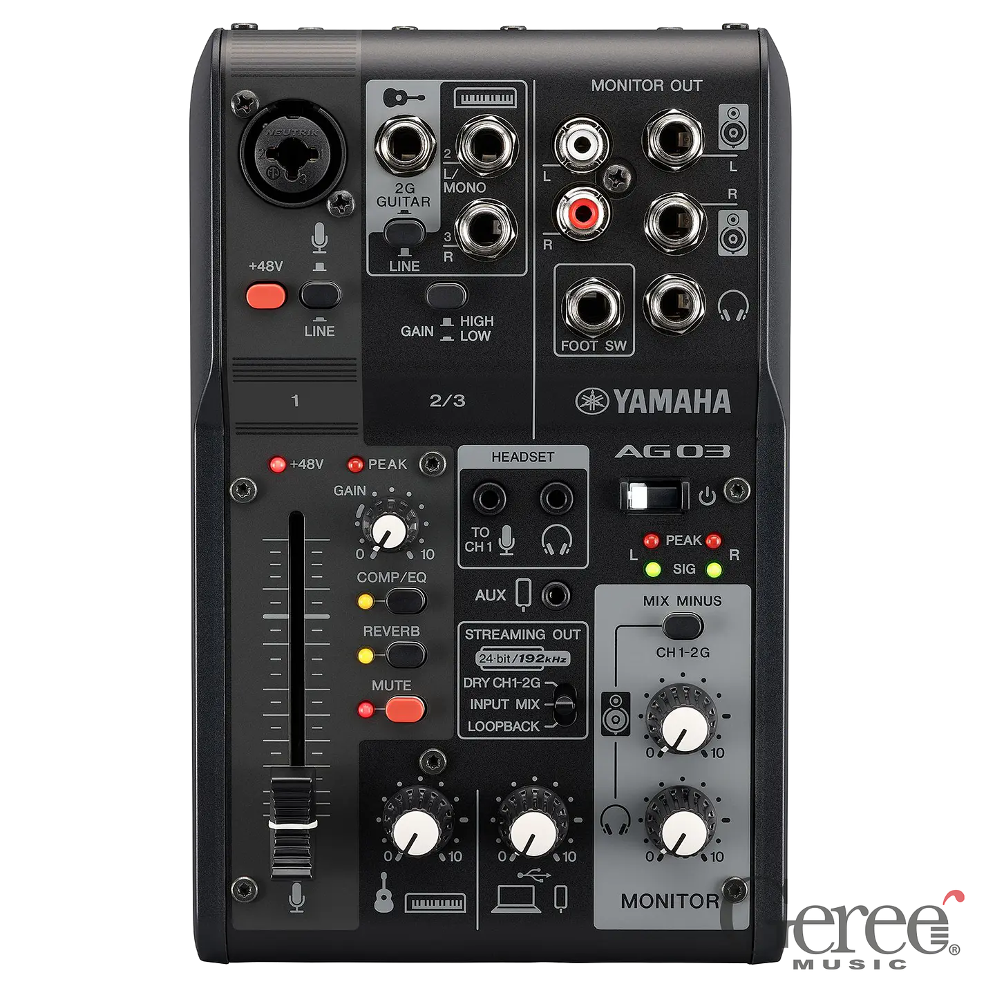 YAMAHA LIVE STREAMING MIXER AG03MK2 BLACK 2