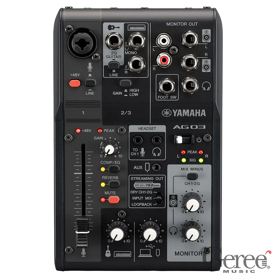 YAMAHA LIVE STREAMING MIXER AG03MK2 BLACK 2
