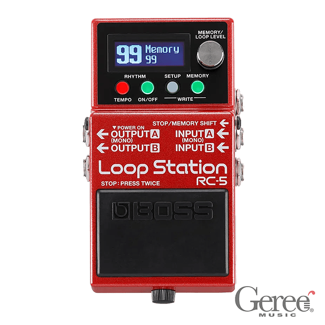 BOSS PEDAL RC5 LOOP STATION LOOPER PEDAL