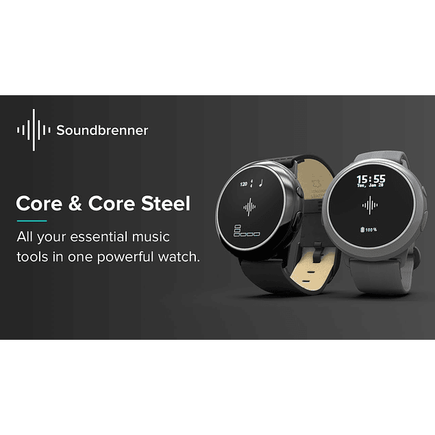 SOUNDBRENNER CORE STEEL SMART WATCH METRONOMO INTELIGENTE