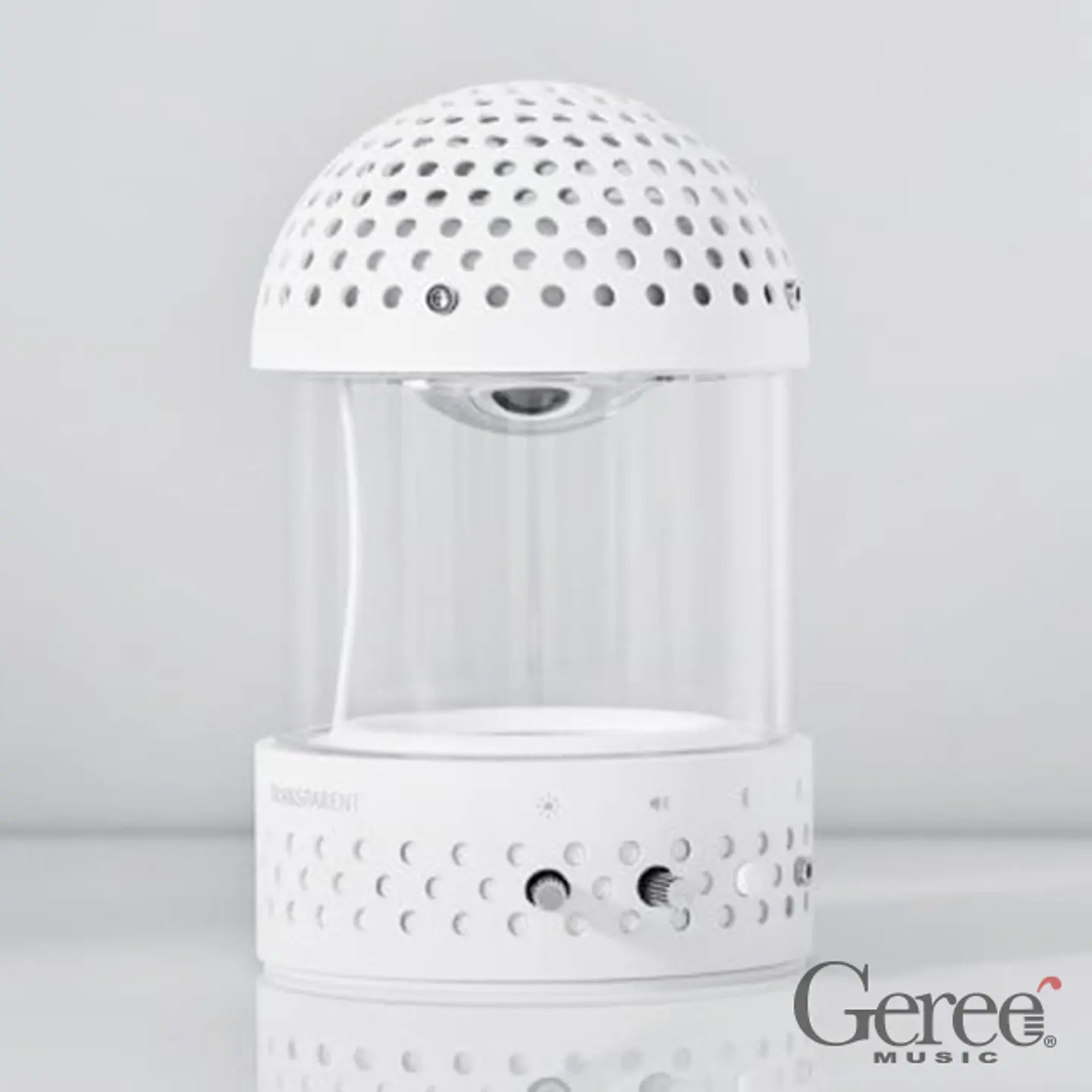 TRANSPARENT LIGHT SPEAKER WHITE PARLANTE BLUETOOTH 4