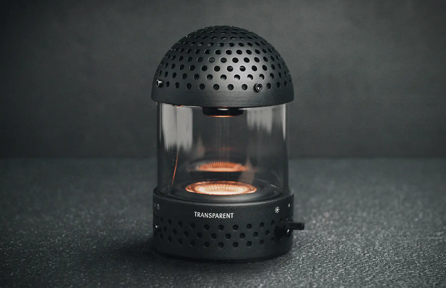 TRANSPARENT LIGHT SPEAKER BLACK PARLANTE BLUETOOTH 5