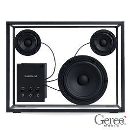 TRANSPARENT BLACK SPEAKER PARLANTE BLUETOOTH