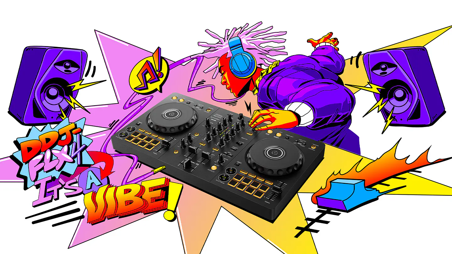 PIONEER CONTROLADOR DJ DDJ-FLX4 6