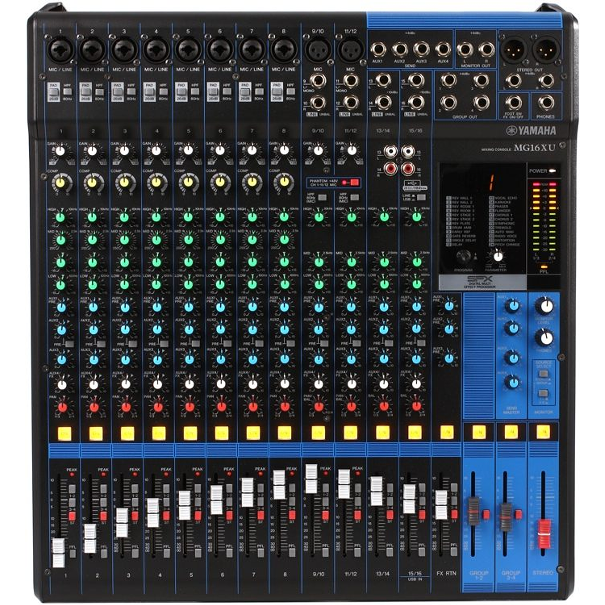 Skema Kit Mixer Yamaha 8 Potensio - Cara merakit Mixer audio dengan Kit