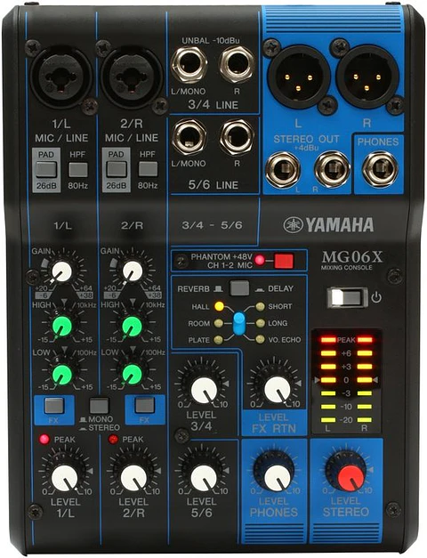 YAMAHA MG06X MIXER