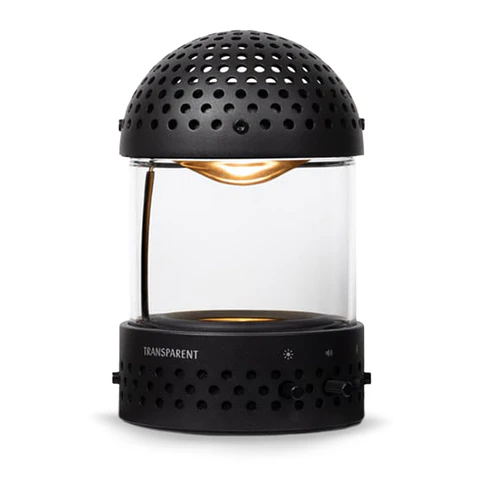 TRANSPARENT LIGHT SPEAKER BLACK PARLANTE BLUETOOTH