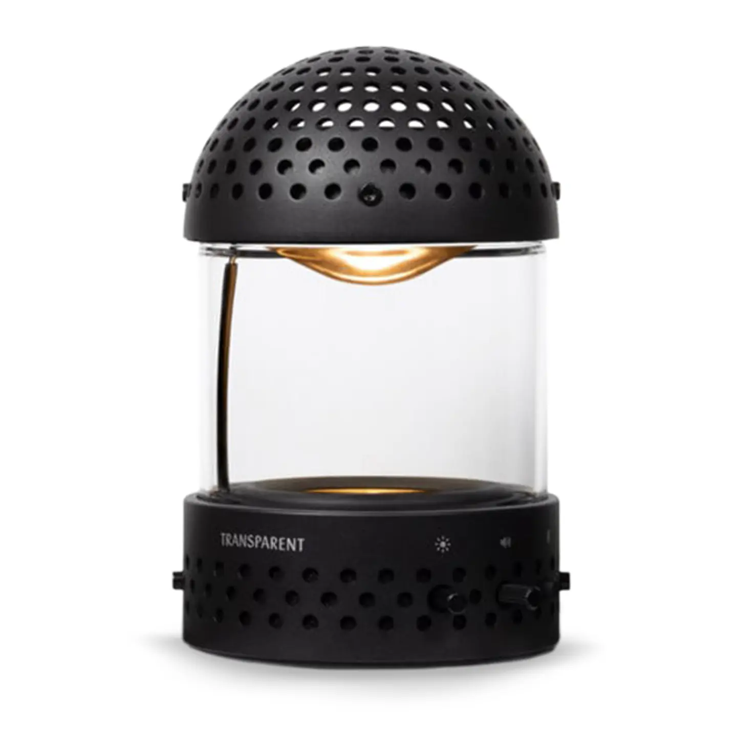 TRANSPARENT LIGHT SPEAKER BLACK PARLANTE BLUETOOTH 1