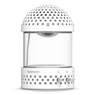 TRANSPARENT LIGHT SPEAKER WHITE PARLANTE BLUETOOTH