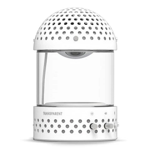TRANSPARENT LIGHT SPEAKER WHITE PARLANTE BLUETOOTH