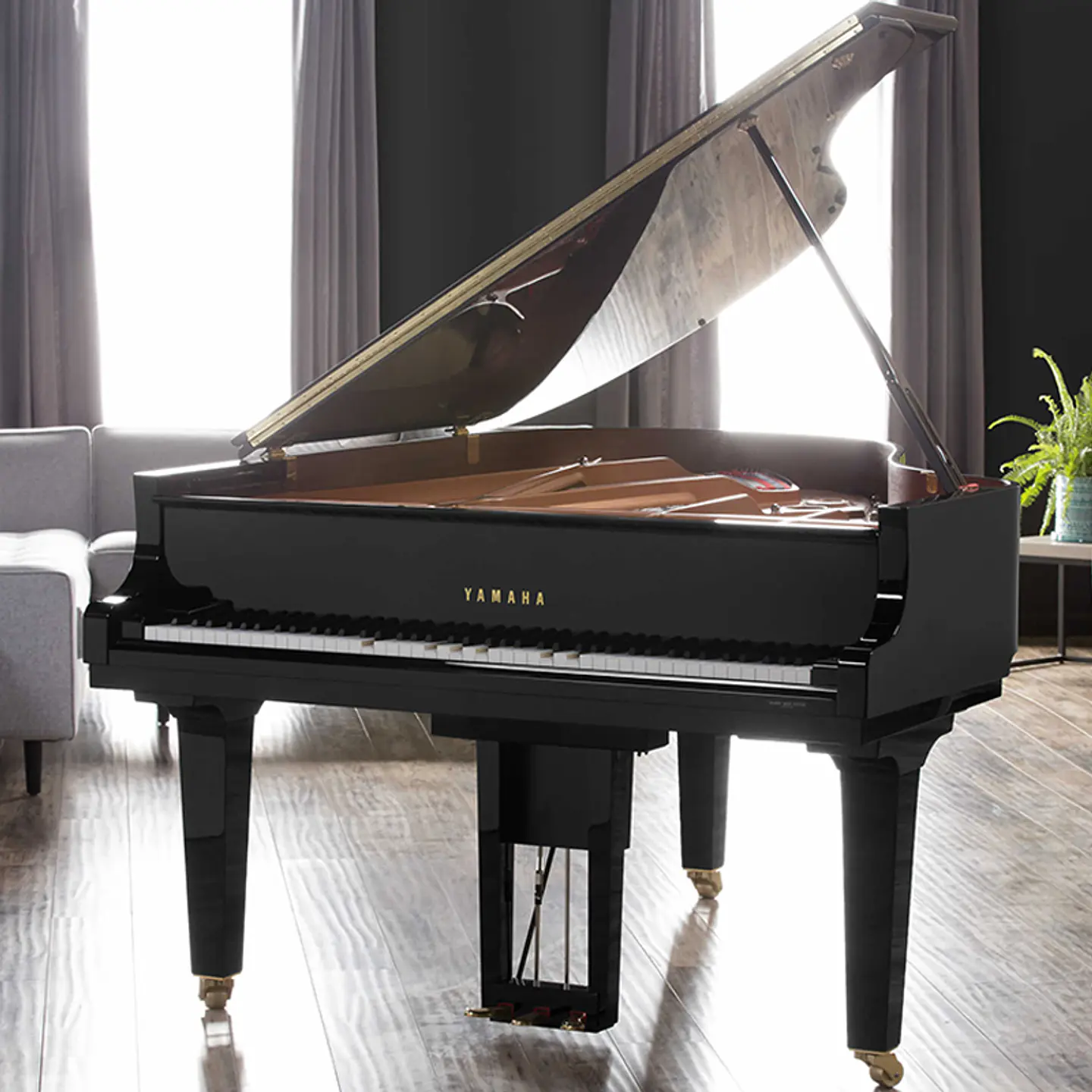 YAMAHA DGB1K ENST DISKLAVIER BABY GRAND PIANO PIANO DE COLA 3