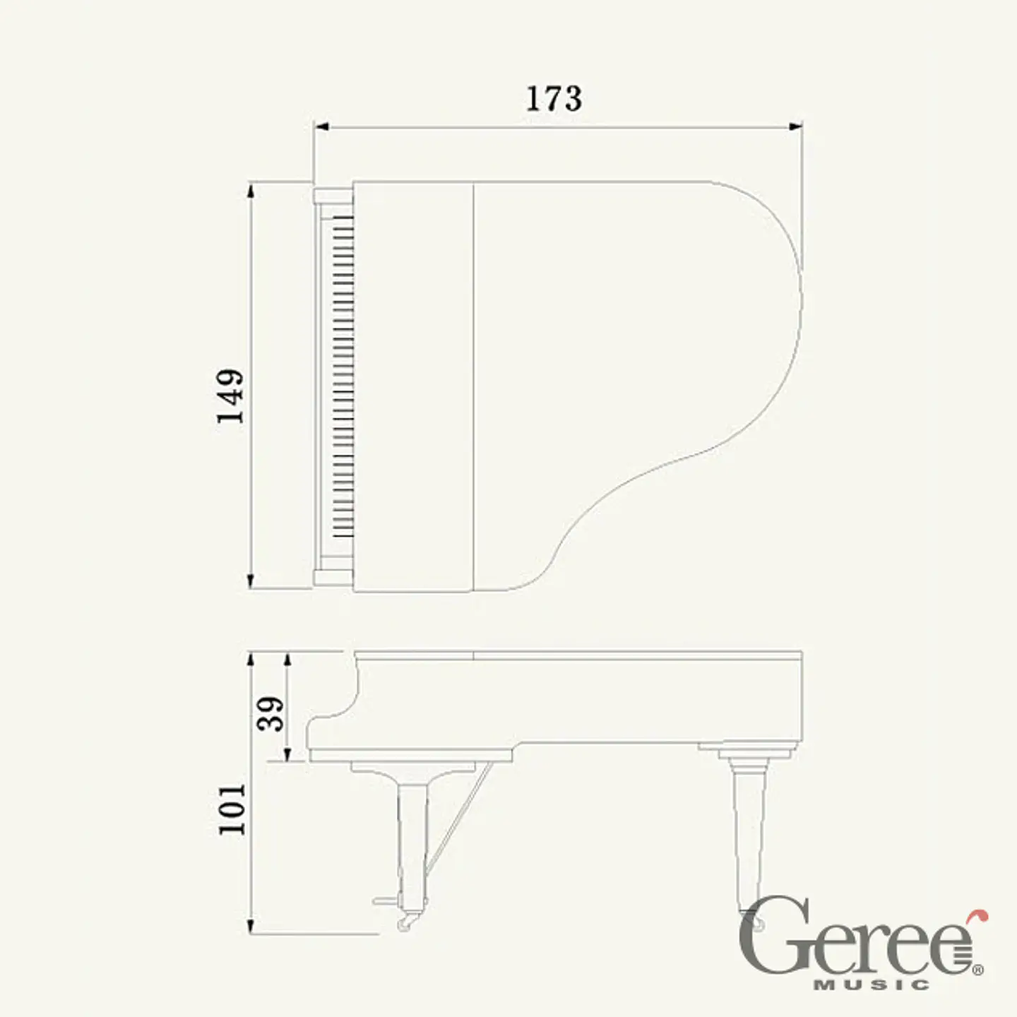 YAMAHA C2X PE GRAND PIANO 4