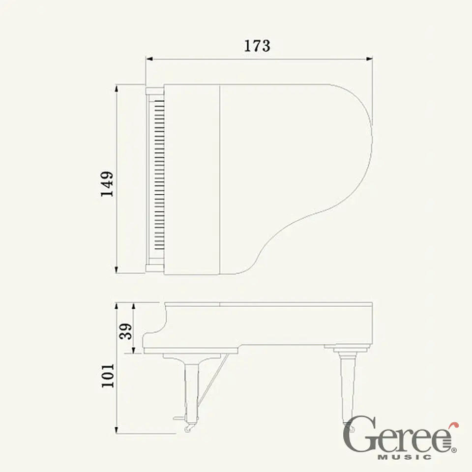 YAMAHA C2X PE GRAND PIANO 4