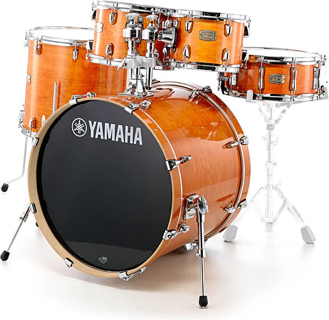 BATERIA ACUSTICA STAGE CUSTOM BOMBO 22" YAMAHA SBP2F5 HONEY AMBER