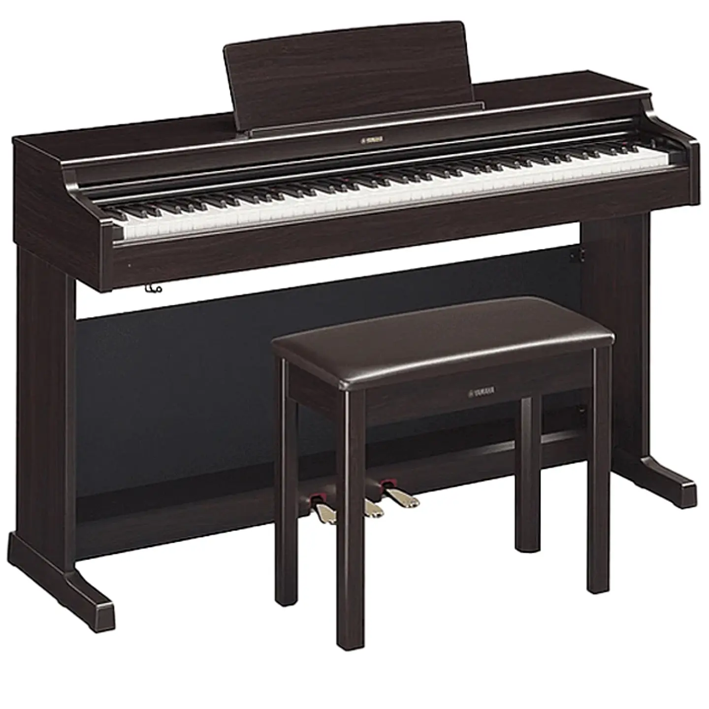 YAMAHA ARIUS YDP165R ROSEWOOD PIANO DIGITAL 1