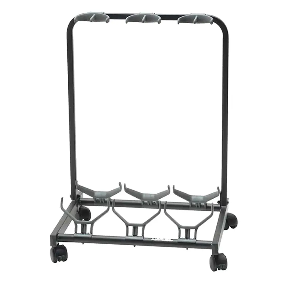 QUIKLOK CARRO SOPORTE PARA 3 GUITARRAS CON RUEDAS GS430 1