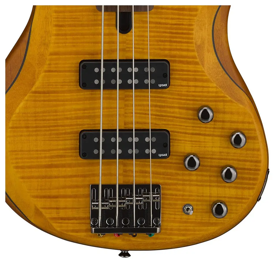 YAMAHA TRBX604FM MATTE AMBER BAJO ELECTRICO 3