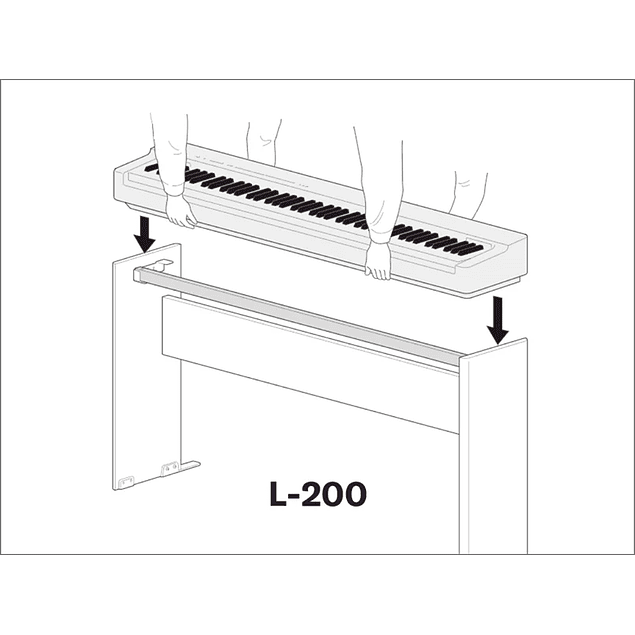 YAMAHA L200B STAND PARA PIANO DIGITAL P225B