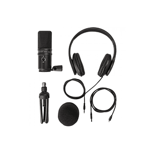 ZOOM ZUM-2PMP PACK DE PODCAST CON AUDIFONOS Y MICROFONO USB