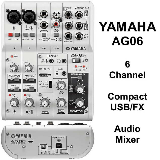 Mixer Yamaha AG06