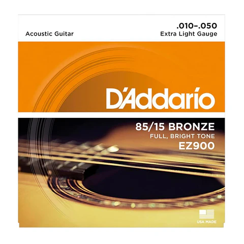 D’ADDARIO EZ900 CUERDAS PARA GUITARRA ELECTROACUSTICA EXTRA LIGHT