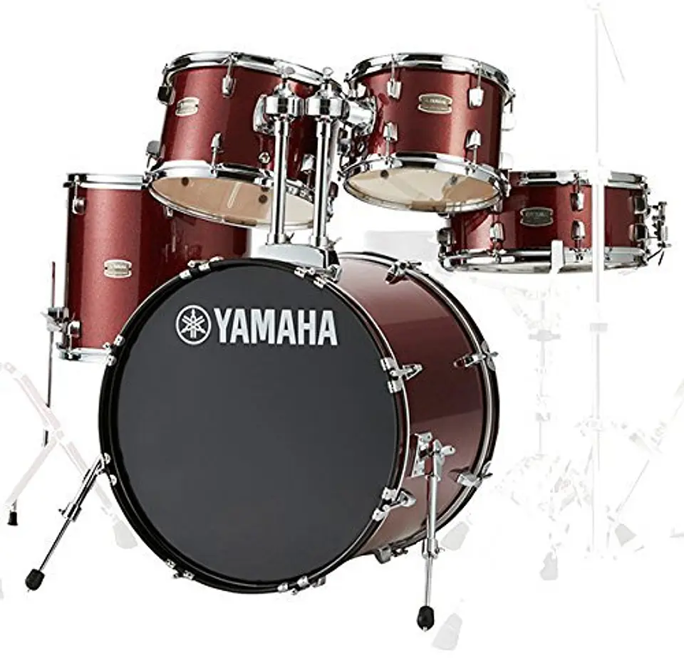 YAMAHA RDP2F5 BURGUNDY GLITTER BATERIA ACUSTICA RYDEEN BOMBO 22