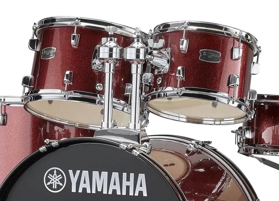 YAMAHA RDP2F5 BURGUNDY GLITTER BATERIA ACUSTICA RYDEEN BOMBO 22