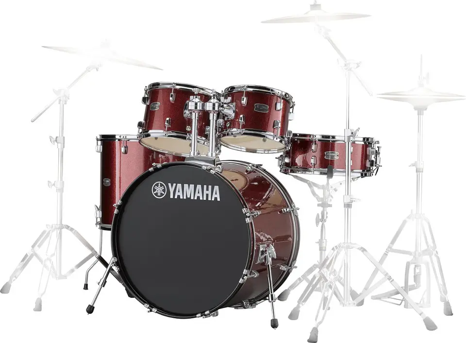 YAMAHA RDP2F5 BURGUNDY GLITTER BATERIA ACUSTICA RYDEEN BOMBO 22
