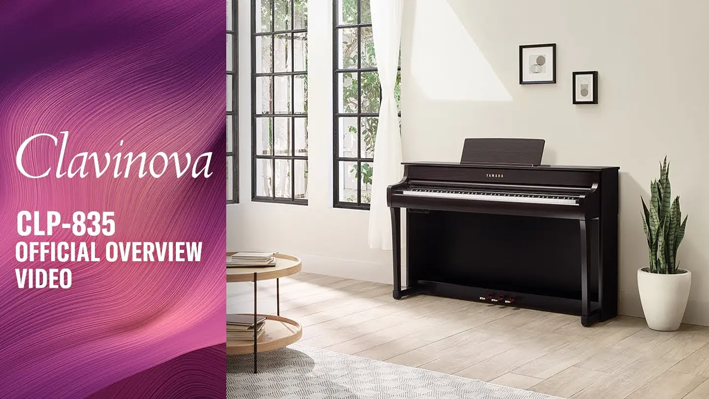 YAMAHA CLP835R CLAVINOVA ROSEWOOD 4