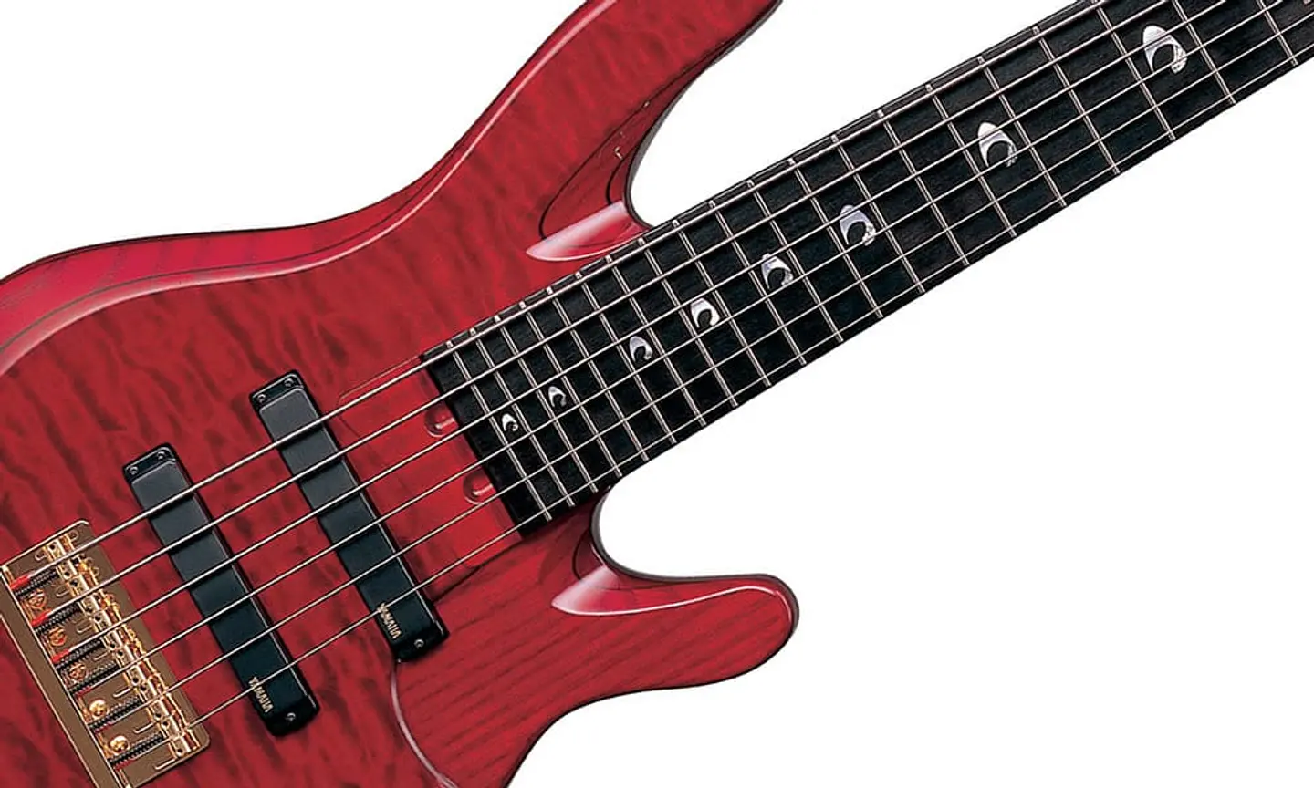 YAMAHA TRBJP2 TRANSLUCENT DARK RED JOHN PATITUCCI SIGNATURE BASS BAJO ELECTRICO 6