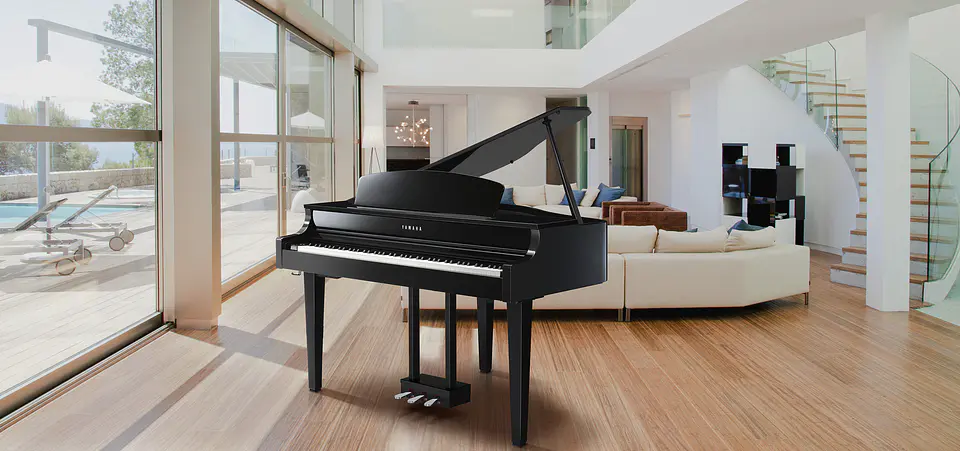 YAMAHA CLAVINOVA CLP865GP PE GRAND PIANO 3