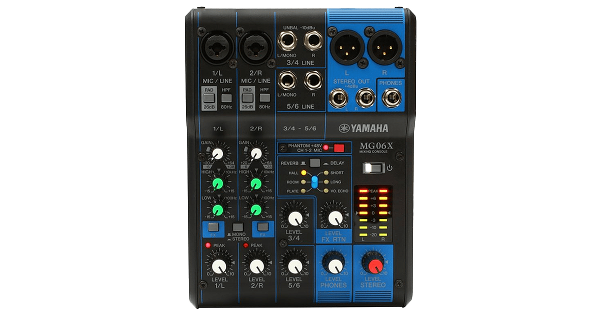 YAMAHA MG06X MIXER