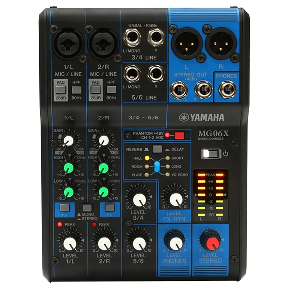 YAMAHA MG06X MIXER 1
