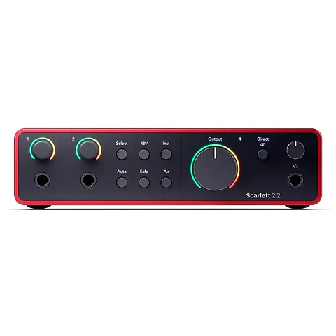 FOCUSRITE SCARLETT INTERFAZ DE AUDIO 2i2 4TH GEN
