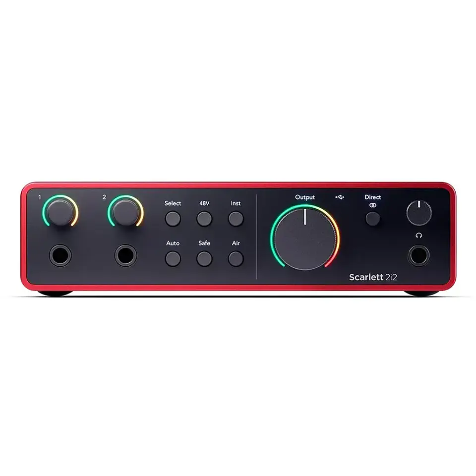 FOCUSRITE SCARLETT INTERFAZ DE AUDIO 2i2 4TH GEN 5